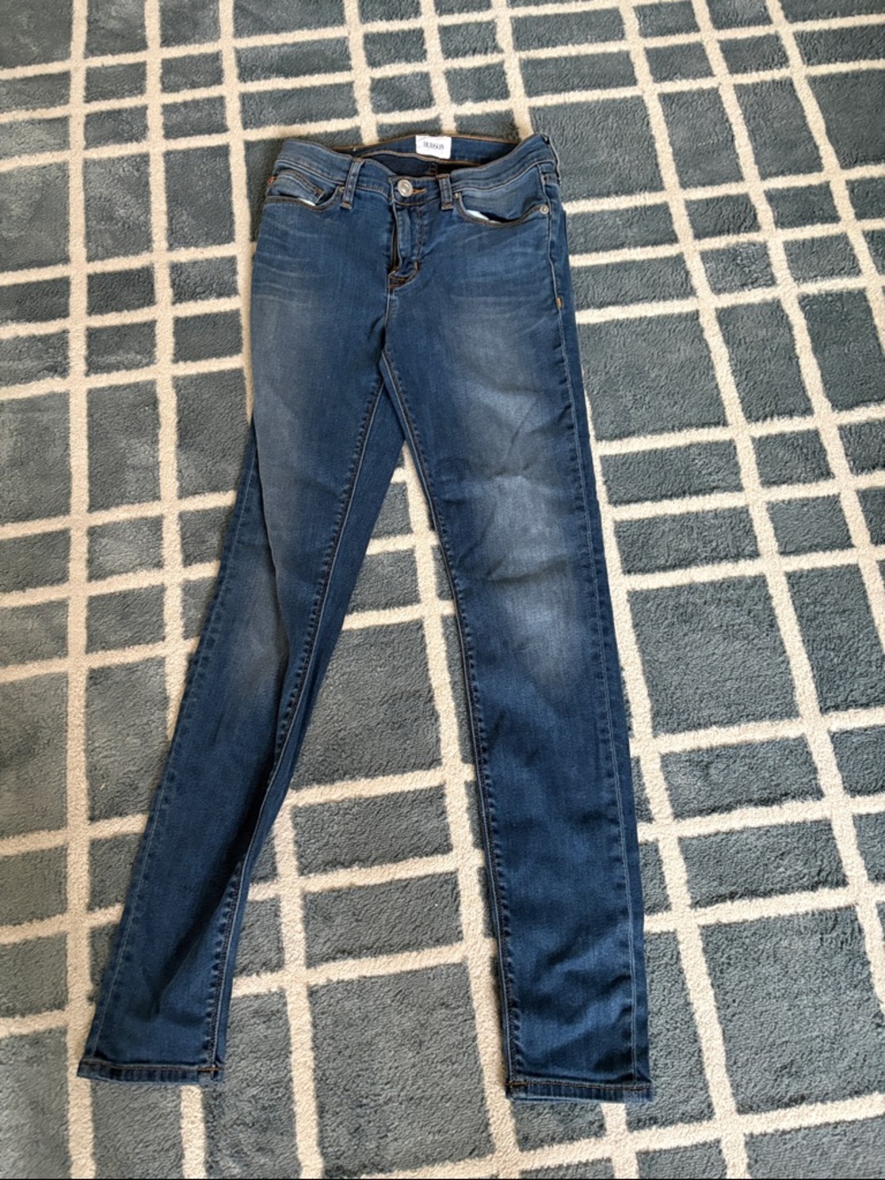 Hudson Jeans Dark Blue Skinny Stretch Denim